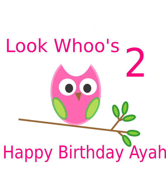 Happy 1st Birthday Wishes Girl Clipart , Png Download - Happy 2nd Birthday Owl, Transparent - Transparent PNG Free Download | PNGio