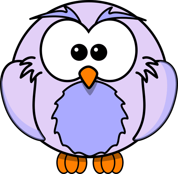 Light Purple Owl Cartoon Clip Art - High Resolution Coloring Book, HD Png Download - Transparent PNG Free Download | PNGio