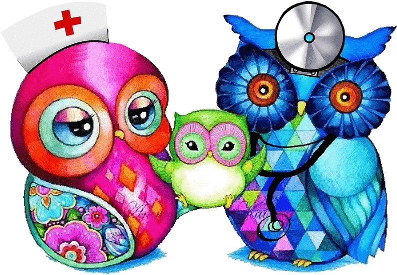 Nursery Drawing Owl - Happy Family Owl Clipart, HD Png Download - Transparent PNG Free Download | PNGio
