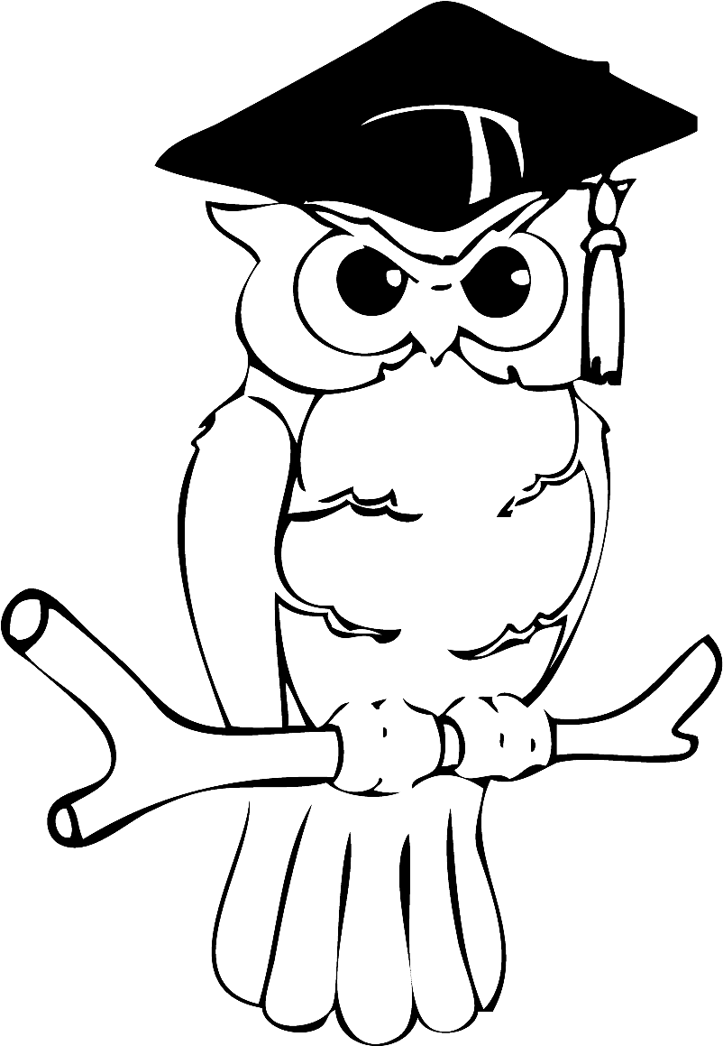 Owl Monica Coloring Book Pen - Coruja Para Colorir Png, Transparent - Transparent PNG Free Download | PNGio