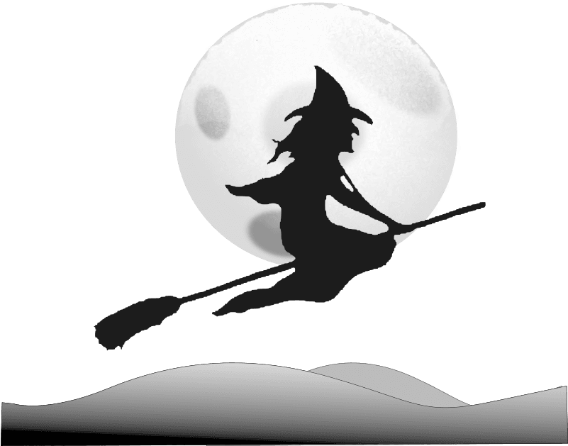 Wicked Witch Of The West Witchcraft Clip Art - Halloween Witch On A Broom, HD Png Download - Transparent PNG Free Download | PNGio