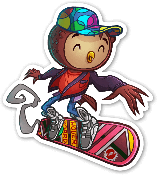Fox As Marty Mcfly Sticker, HD Png Download - Transparent PNG Free Download | PNGio