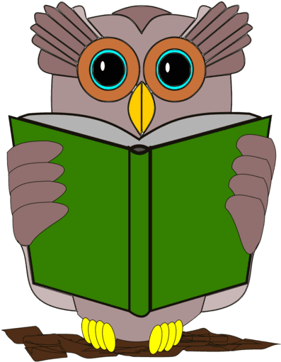 Owl,vertebrate,bird - Con Chim Đọc Sách, HD Png Download - Transparent PNG Free Download | PNGio