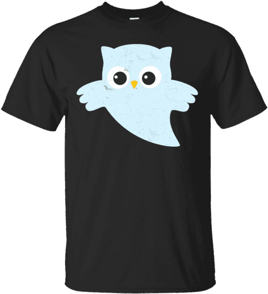 Cute Ghost Halloween Owl - Bill Clinton Rape Shirt, HD Png Download - Transparent PNG Free Download | PNGio