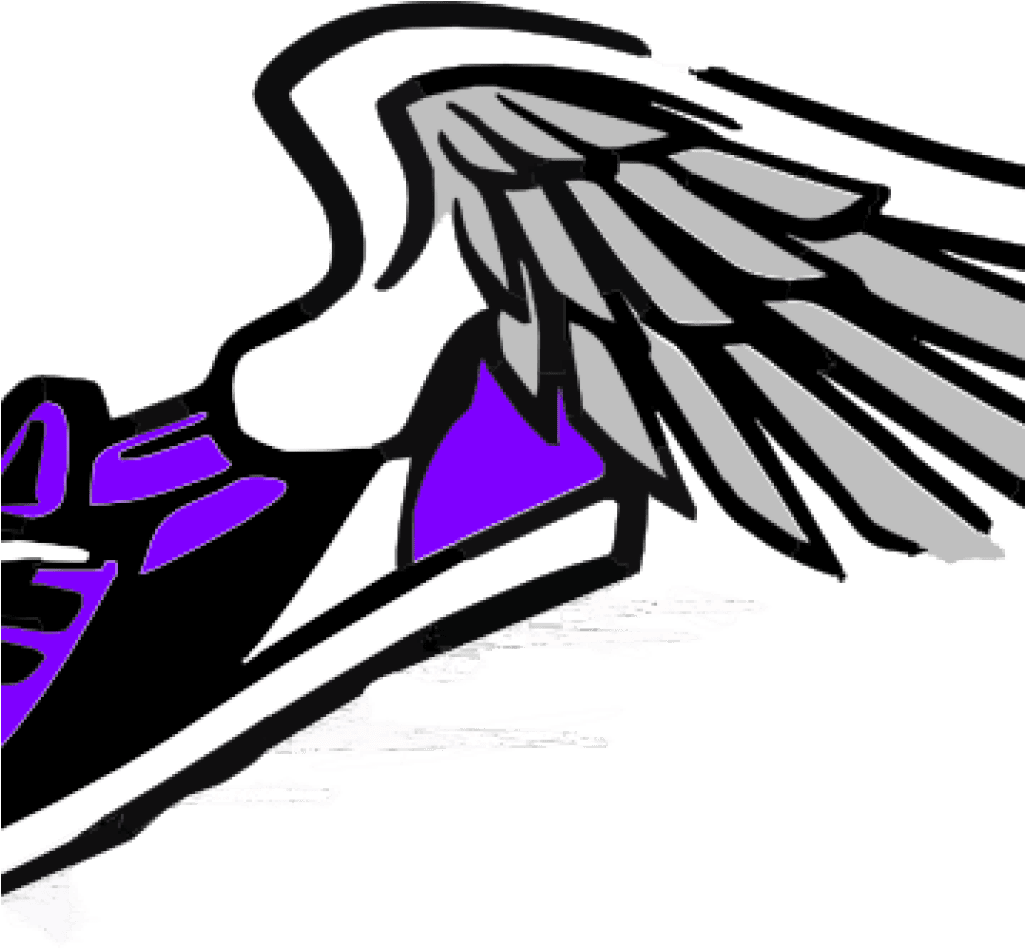 Running Shoes Clipart Running Shoe With Wings Clip - Track And Field Clipart Blue - Transparent PNG Free Download | PNGio