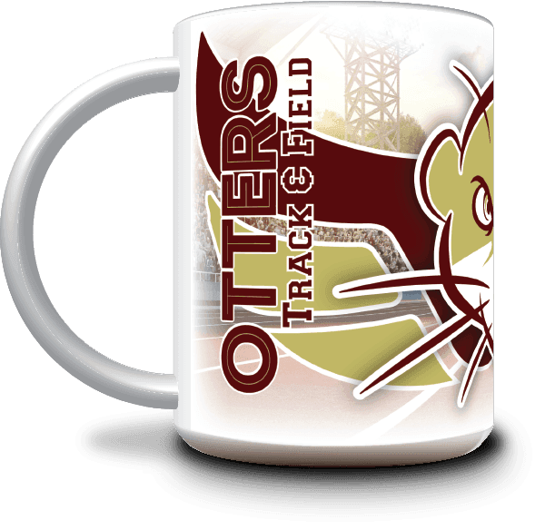 Ff Otters Track & Field 2018 Coffee Mug - Beer Stein - Transparent PNG Free Download | PNGio