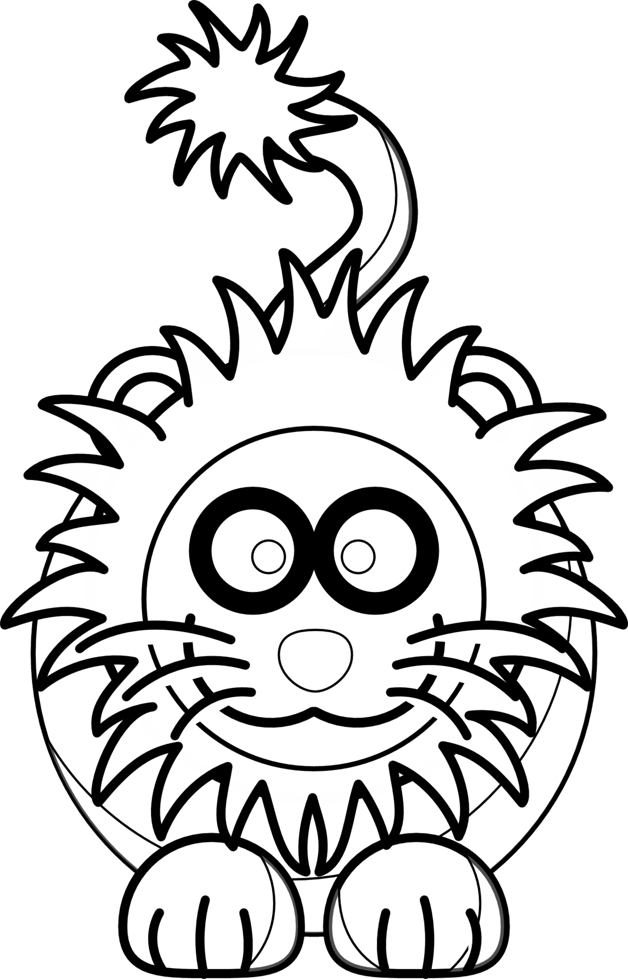 Lion Black And White Lion Pictures Black And White - Black And White Pictures Of Animated Lions - Transparent PNG Free Download | PNGio