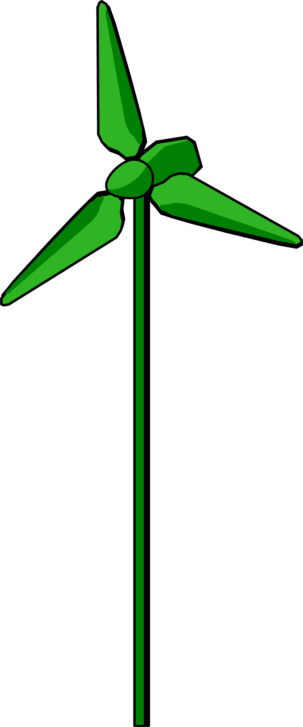 Free Vector Energy Positive Wind Turbine Green Clip - Moving Wind Turbine Animation - Transparent PNG Free Download | PNGio