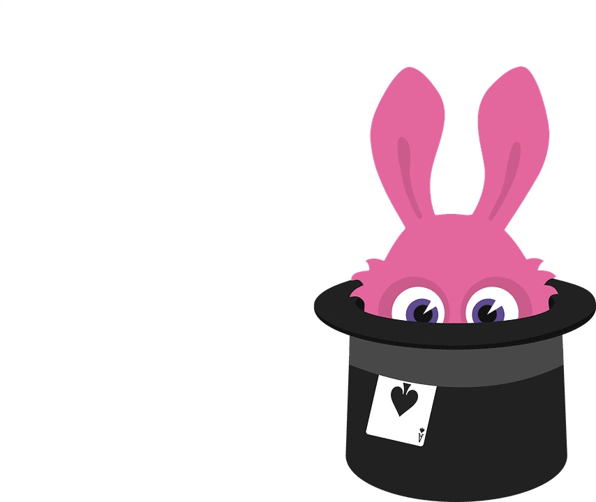 Rabbit Hat Png Photo - Bunny Out Of Hat Animated - Transparent PNG Free Download | PNGio