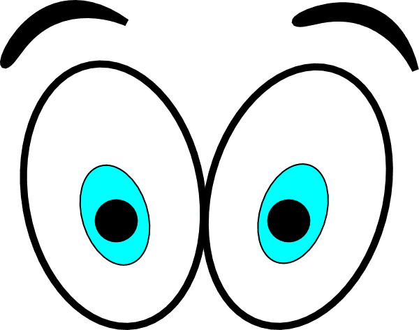 Big Cartoon Eyes Cartoon Eyes Clip Art At Vector Clip - Animated Eyes - Transparent PNG Free Download | PNGio