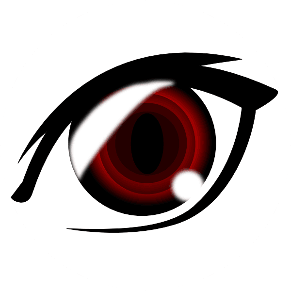 Anime Vampire Girl Eyes - Transparent PNG Free Download | PNGio