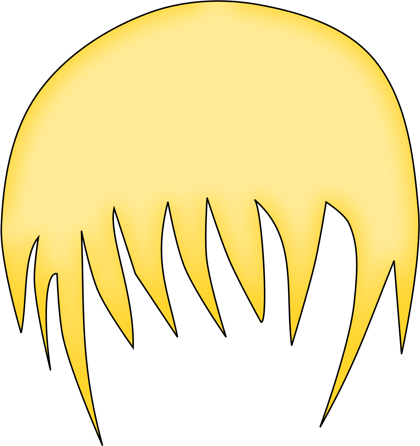 Clipart - Hair Boy Anime Png - Transparent PNG Free Download | PNGio