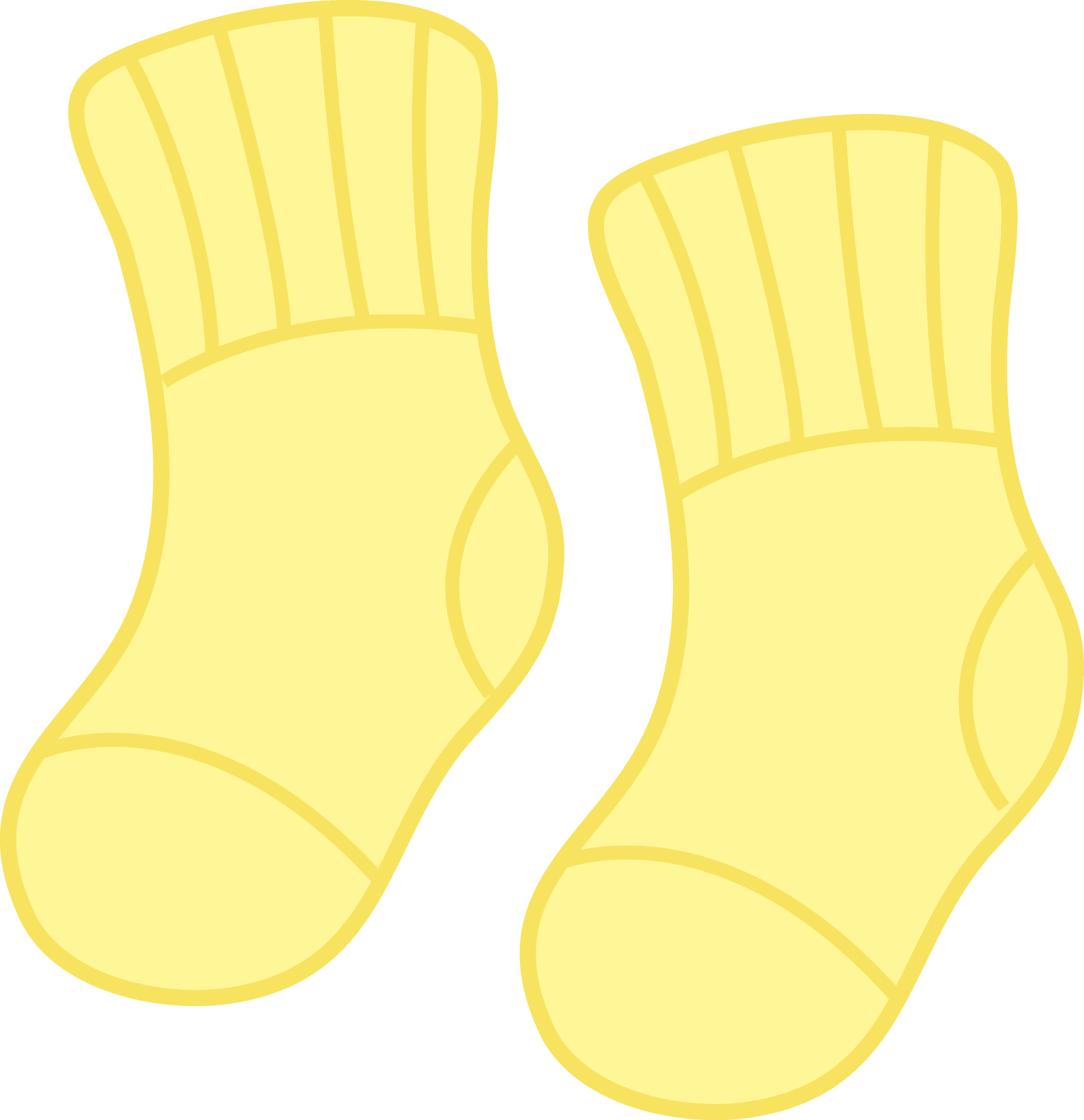 Yellow Baby Socks - Animated Baby Socks - Transparent PNG Free Download | PNGio