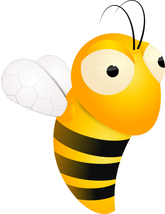 Honey Bee - Moving Honey Bee Animation - Transparent PNG Free Download | PNGio