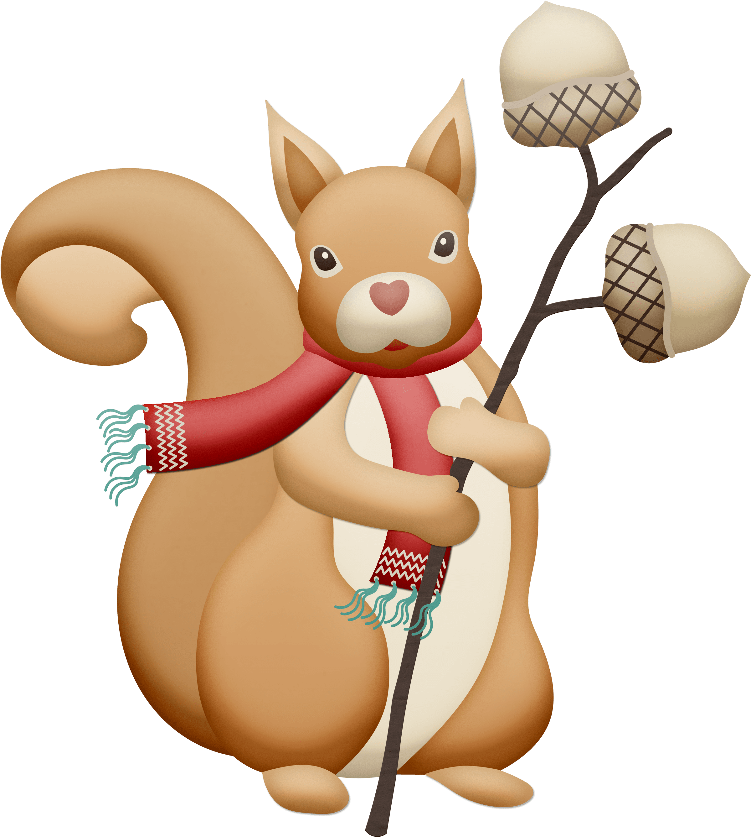 Christmas, Autumn, Fall Squirrel Clip Art - Animals In Fall Clip Art - Transparent PNG Free Download | PNGio