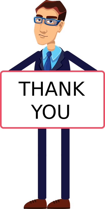 Thank You Animated Character Gentleman - Animated Character Of Thank You - Transparent PNG Free Download | PNGio