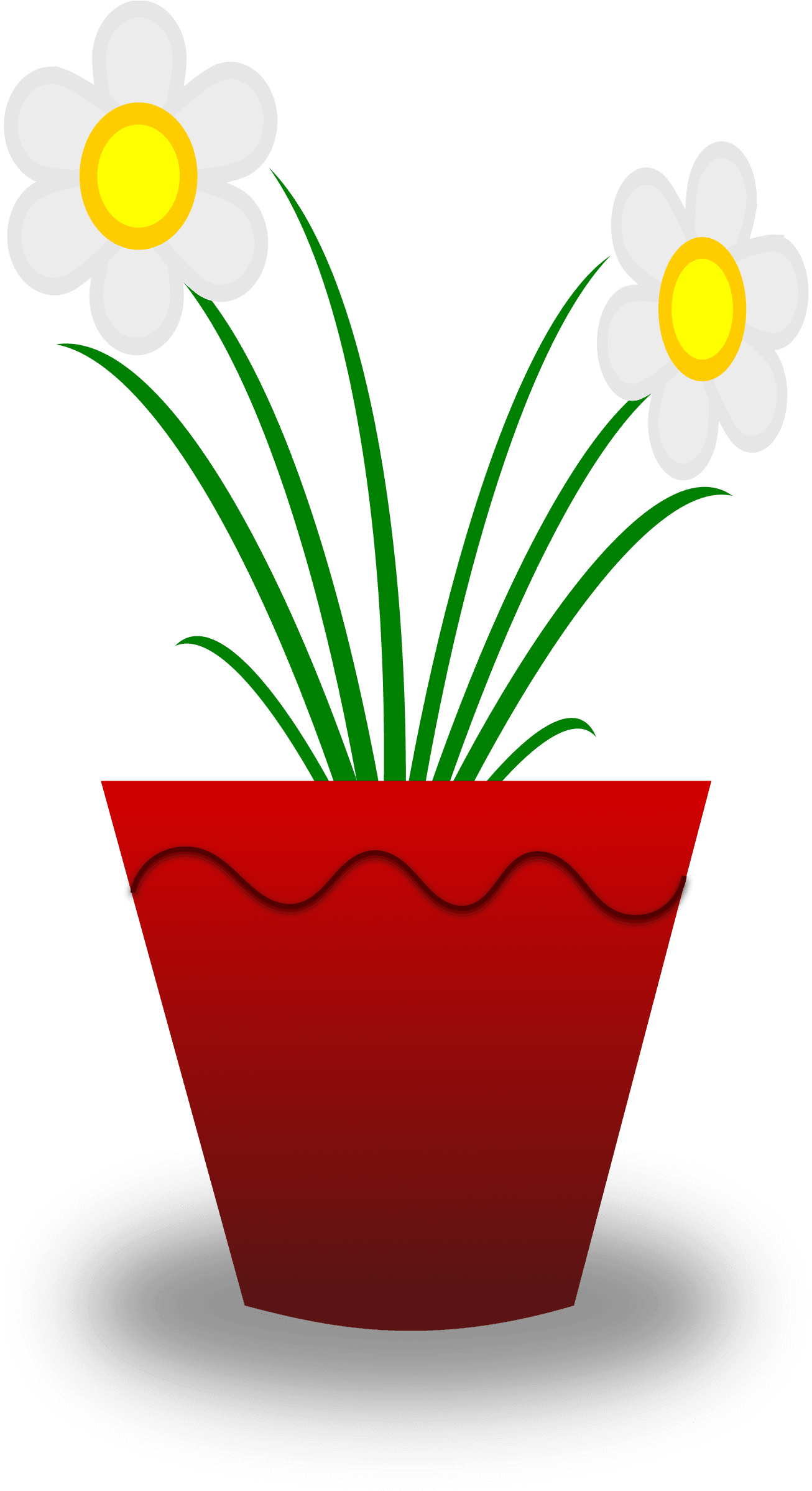 Pot Plant Clipart Big Flower - Flower Growing Animated Gif - Transparent PNG Free Download | PNGio