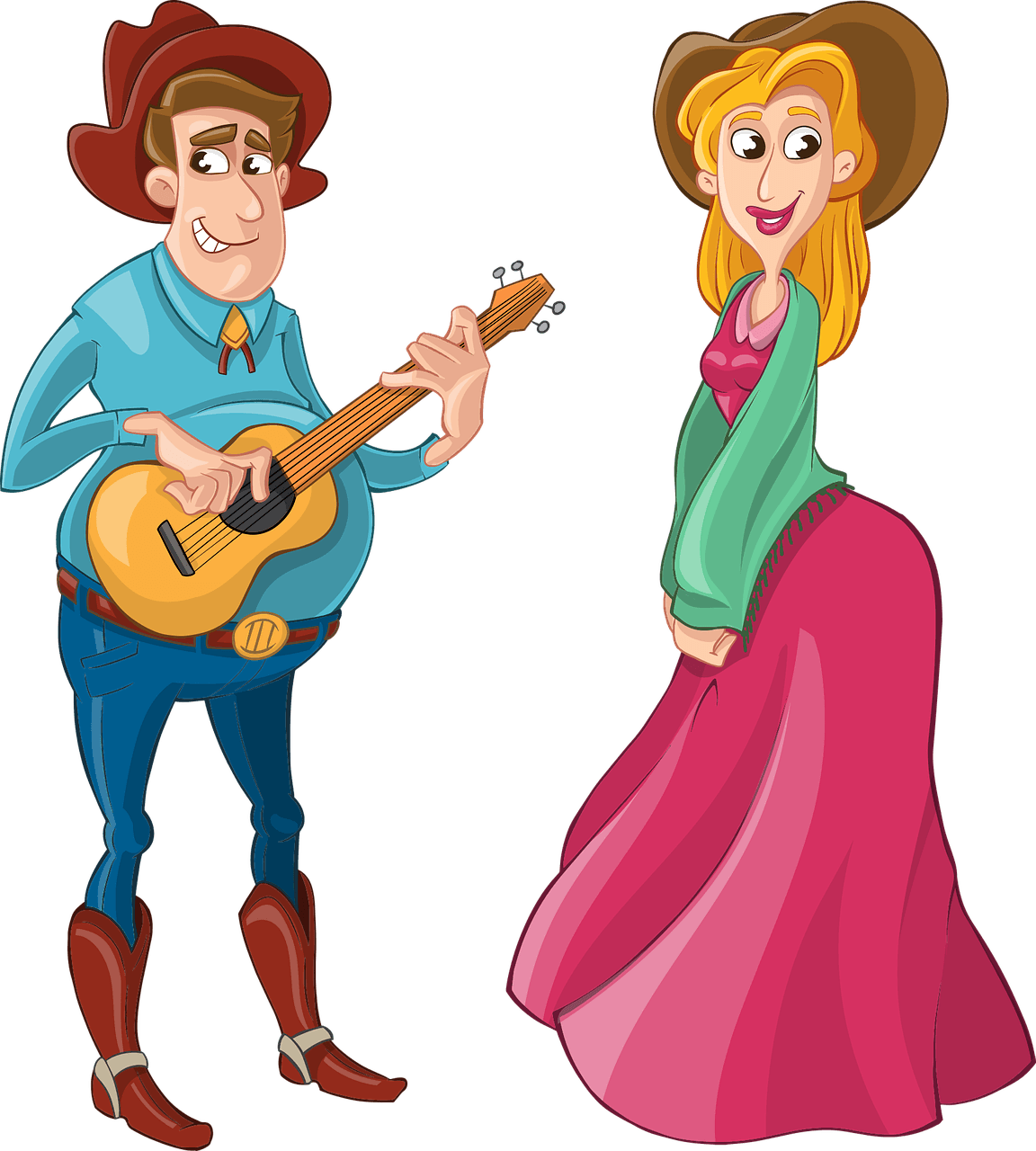 Enjoy The Programs, Activities, And Gym Services At - Animated Singers Country Couples - Transparent PNG Free Download | PNGio