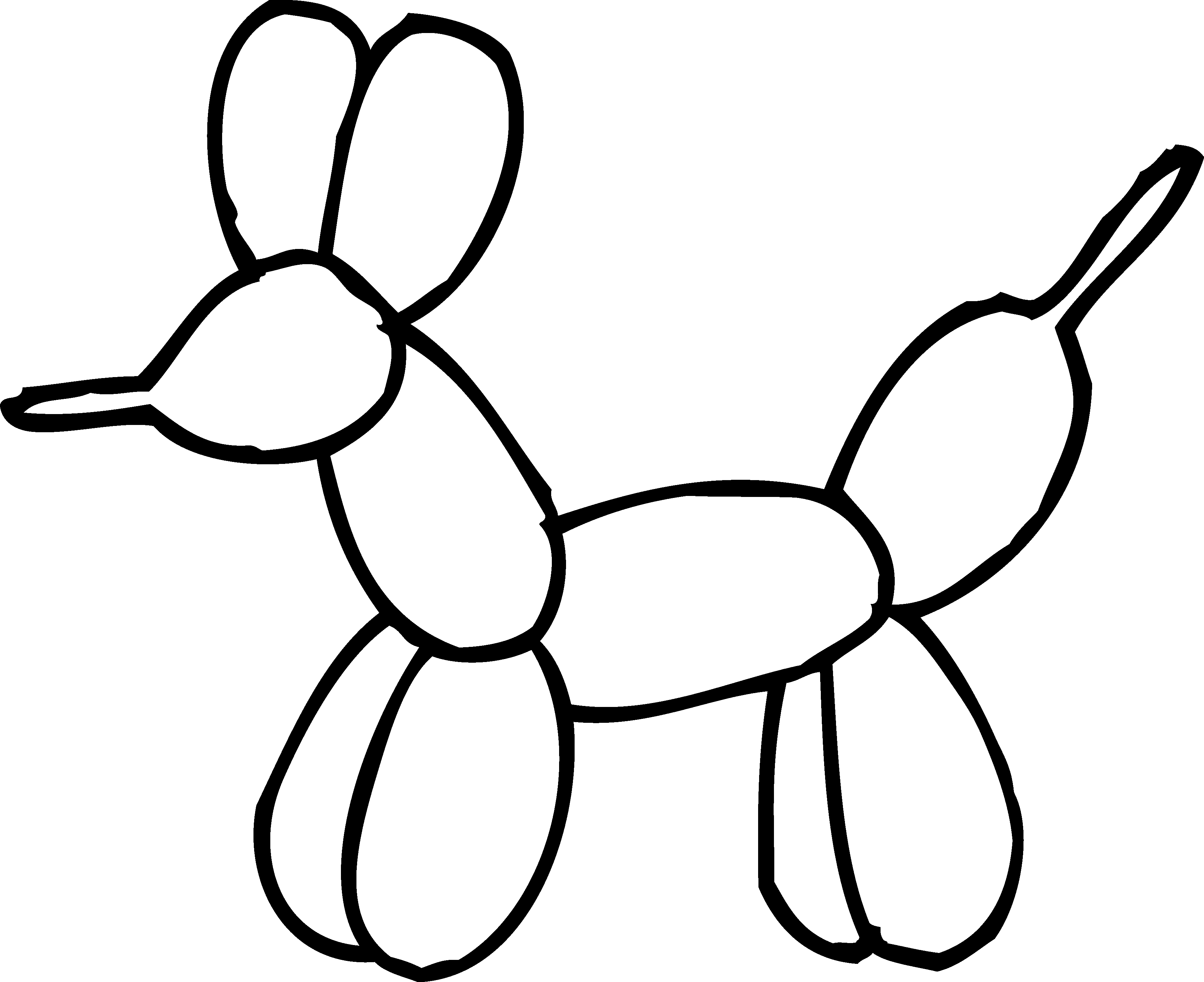 Paper Shredder Clipart - Balloon Animal Coloring Pages - Transparent PNG Free Download | PNGio