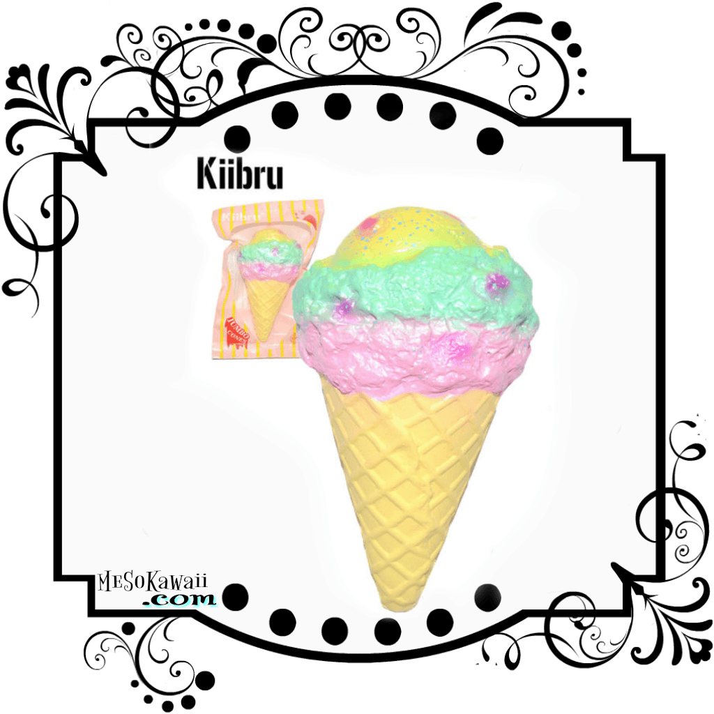 Kiibru Jumbo Pastel Ice Cream Squishy - Puni Animal Donut Squishy - Transparent PNG Free Download | PNGio