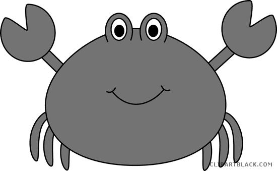 Cute Crab Animal Free Black White Clipart Images Clipartblack - Sea Animals Counting Puzzle - Transparent PNG Free Download | PNGio
