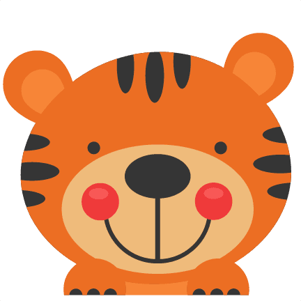 Peeking Tiger Svg Scrapbook Cut File Cute Clipart Files - Animals Peeking Clipart - Transparent PNG Free Download | PNGio