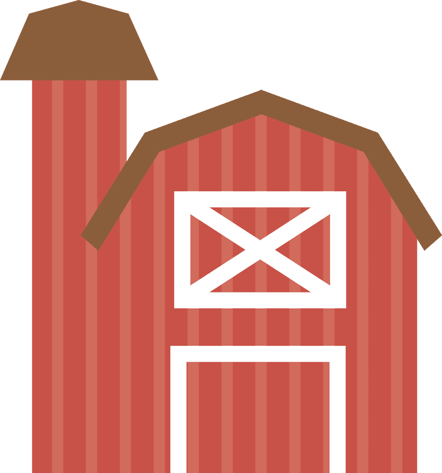 Farm Red - Minus - Farm Animal Thank You Cards - Transparent PNG Free Download | PNGio