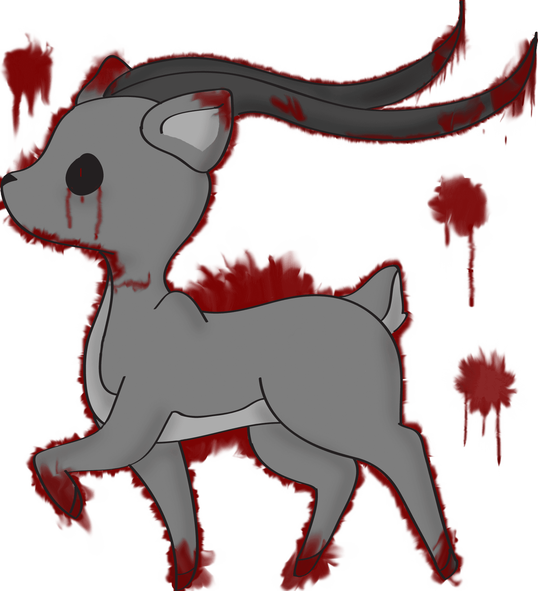 Anime Deer Drawing - Anime Deer Drawing Easy - Transparent PNG Free Download | PNGio