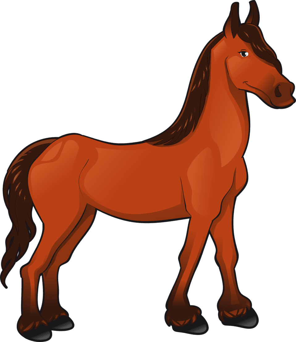 Cute Horse Animal - Animal Farm - Transparent PNG Free Download | PNGio