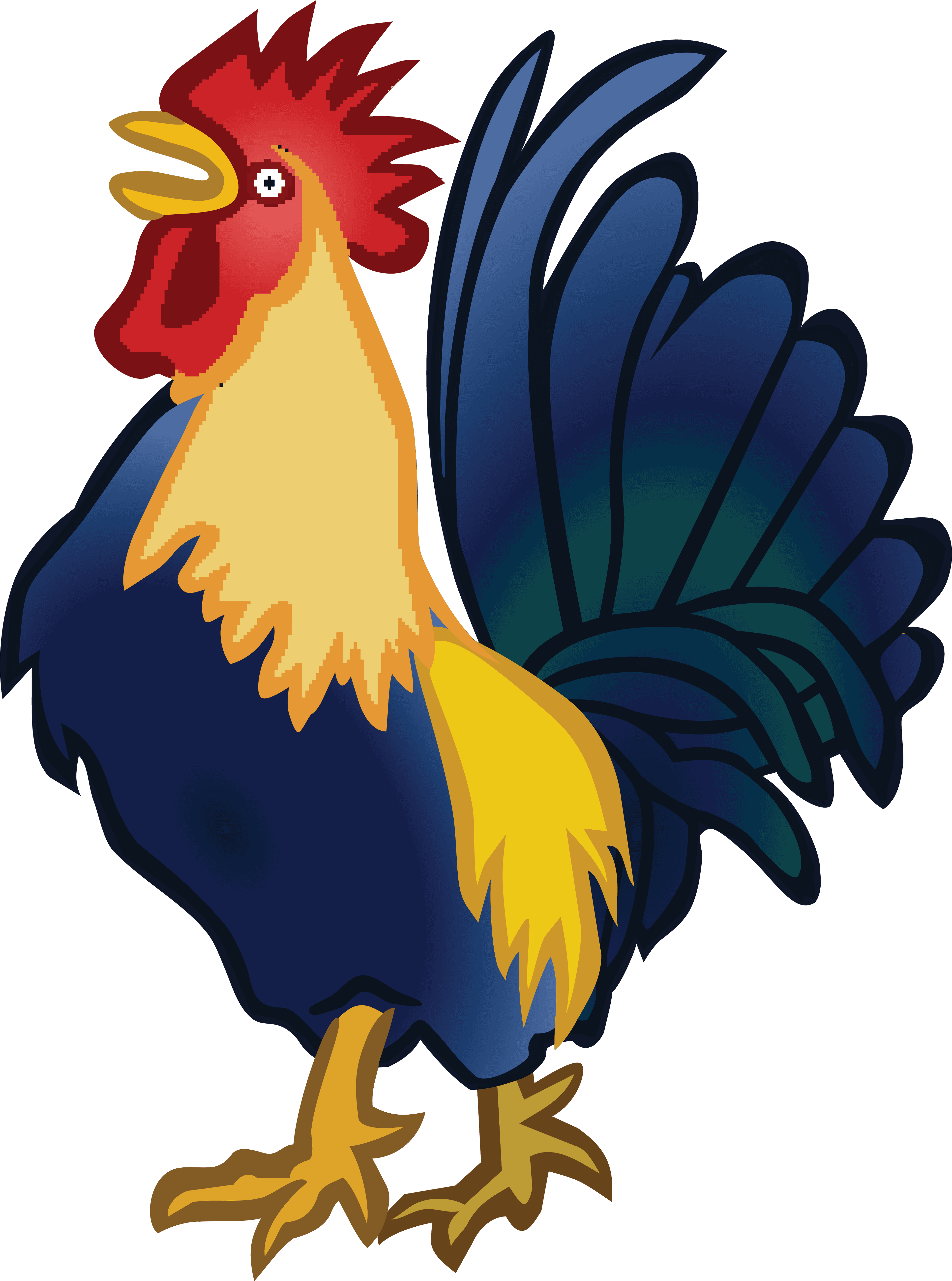 Free Clipart Of A Rooster - Animated Farm Chicken Png - Transparent PNG Free Download | PNGio
