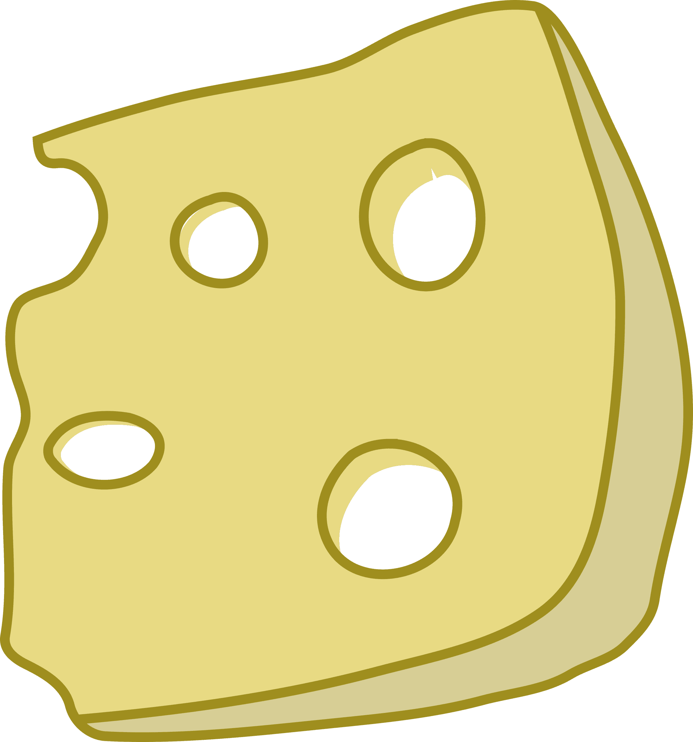 Cheese Clipart Animated - 1 Slice Cheese Animated - Transparent PNG Free Download | PNGio