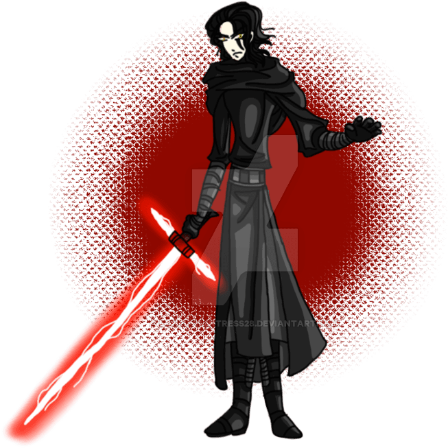Kylo Ren By Darkprincess116 - Anime Star Wars Kylo Ren - Transparent PNG Free Download | PNGio
