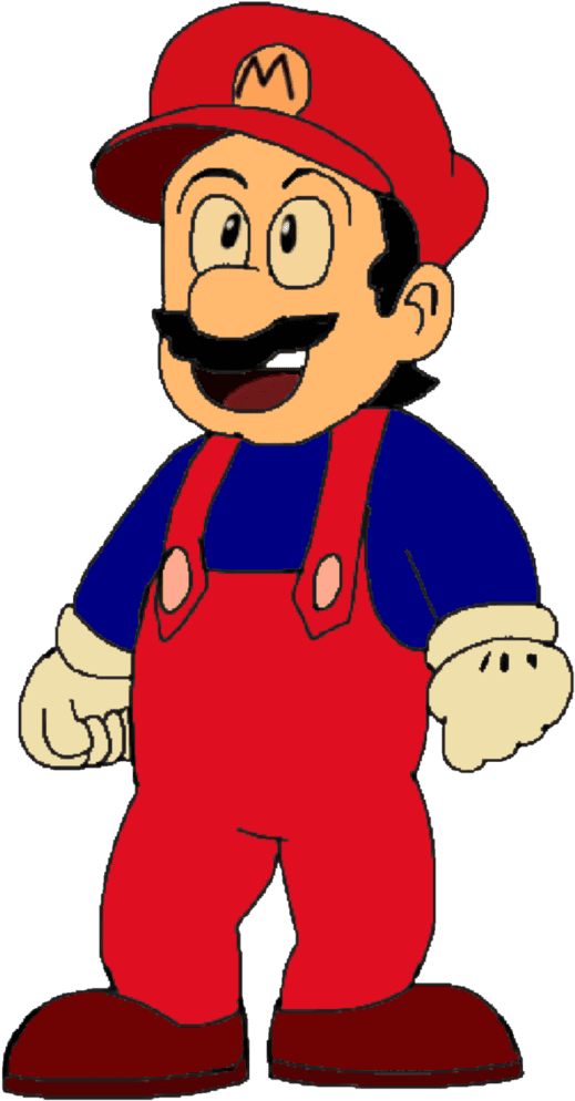 Anime Mario Png By Apjsketch - Anime Mario Png - Transparent PNG Free Download | PNGio