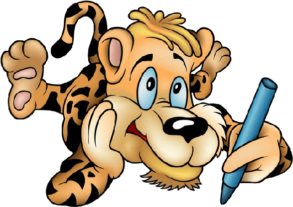 Animals With School Crayons And Pencils Funny Images - Animals At School Clip Art - Transparent PNG Free Download | PNGio