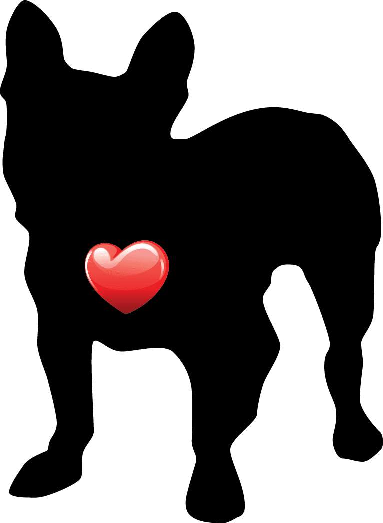 My Heart French Bulldog Nail Art Decals Patch Puppy - Animal Figure - Transparent PNG Free Download | PNGio