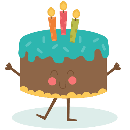 Falling Clipart Birthday Cake - Happy Birthday Cute Animation - Transparent PNG Free Download | PNGio