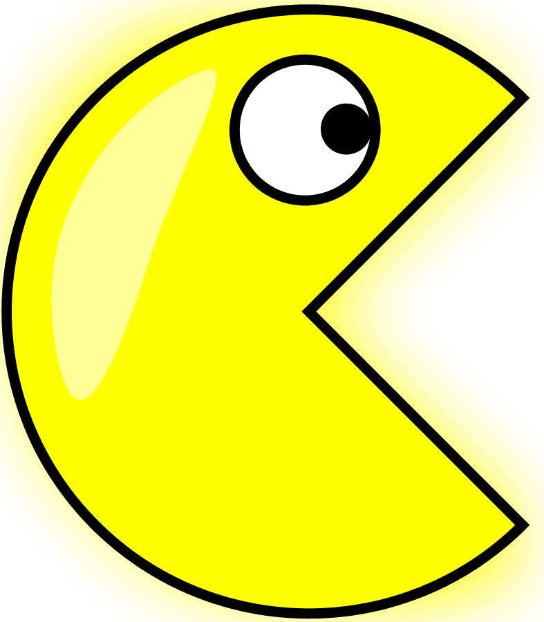 Angel Pacman Clipart, Vector Clip Art Online, Royalty - Pac Man Moving Animation - Transparent PNG Free Download | PNGio