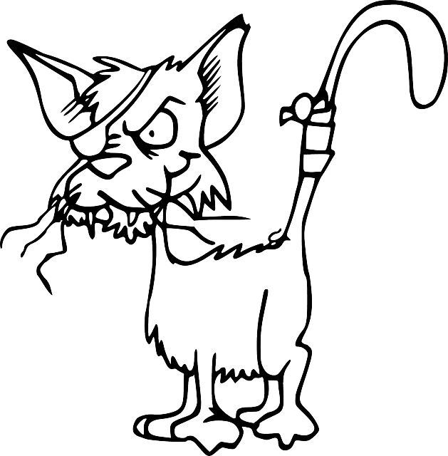Cat, Fight, Cartoon, Cats, Fighting, Animal, Injured - Coloring Pages Funny Animals - Transparent PNG Free Download | PNGio