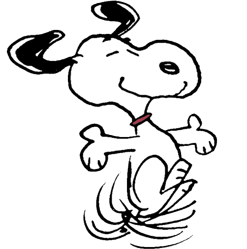 The Snoopy Treasures Inspires Snoopy Fans To Do A Happy - Snoopy Happy Dance Animated - Transparent PNG Free Download | PNGio