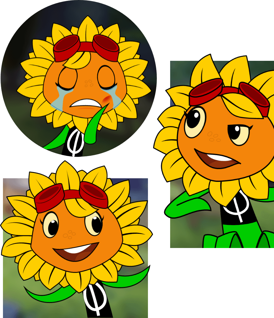Solar Flare In-game By Ngtth - Plants Vs Zombies Anime Fanart - Transparent PNG Free Download | PNGio