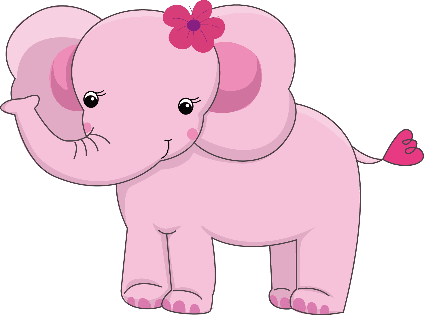 Pink Animals Clip Art - Transparent PNG Free Download | PNGio