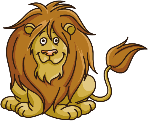 Lion Clipart Transparent Background - Animal Cartoon Transparent Background - Transparent PNG Free Download | PNGio