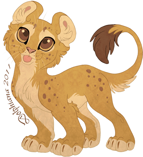 Chibi Lion By Dolphydolphiana - Anime Mountain Lion Chibi - Transparent PNG Free Download | PNGio