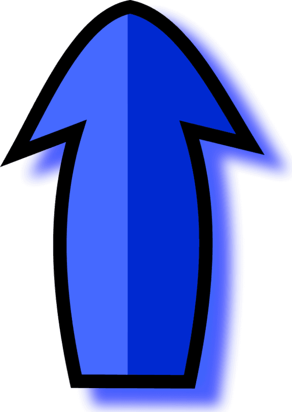 Curved Arrow Clipart - Animated Arrow Pointing Up - Transparent PNG Free Download | PNGio