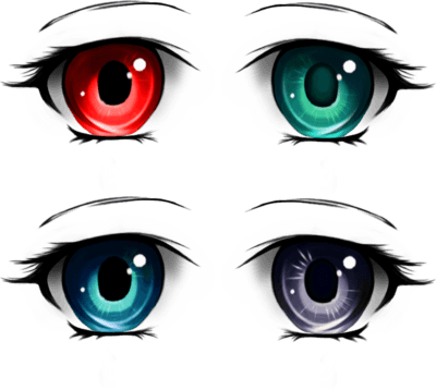 Cartoon Eyes Cliparts - Anime Eyes Png - Transparent PNG Free Download | PNGio
