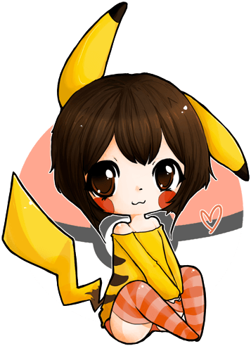 Pikachu By Linkitty - Transparent Anime Girl Pikachu - Transparent PNG Free Download | PNGio