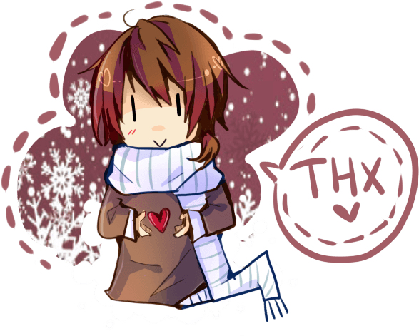 Siberia Says Thank You By Nemukuri On Deviantart - Thank You Anime Png - Transparent PNG Free Download | PNGio