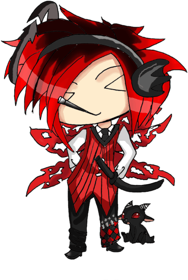 Chibi Demon Boy By Yumigi On Deviantart - Anime Chibi Boy Demon - Transparent PNG Free Download | PNGio