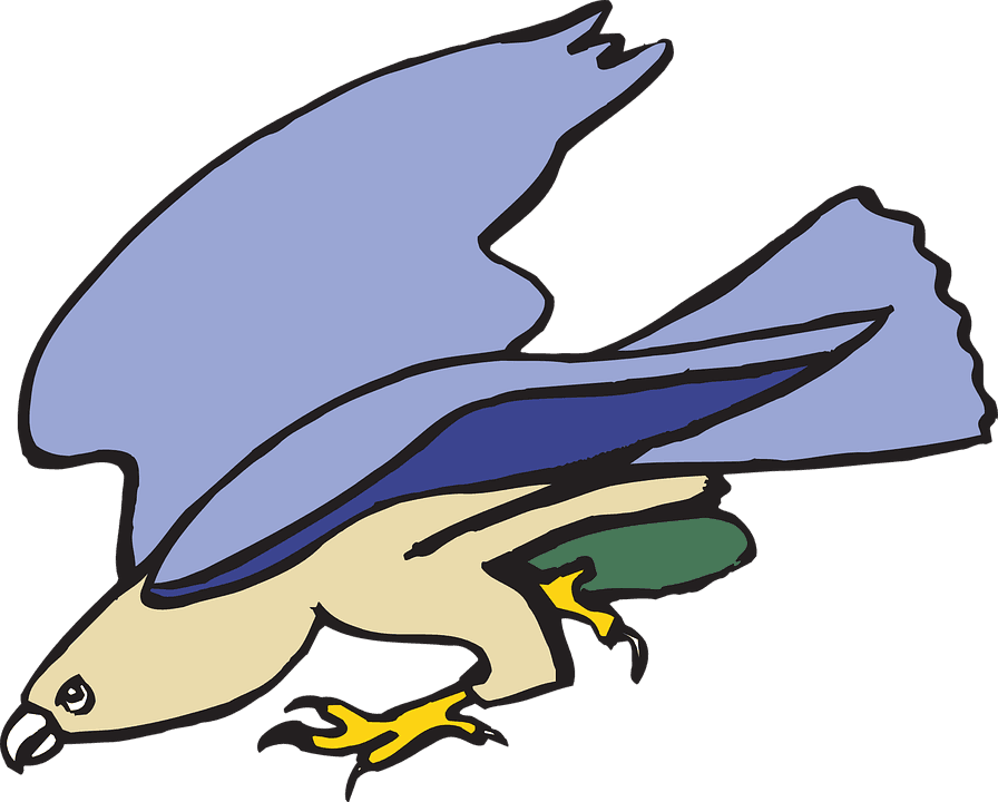 Cartoon, Bird, Flying, Wings, Art, Heron, Fly - Animated Kite Bird - Transparent PNG Free Download | PNGio