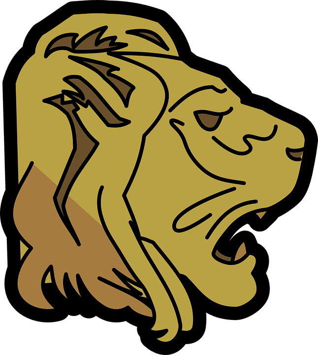 Cartoon Lion Clipart 10, - Lion Head Animated Png - Transparent PNG Free Download | PNGio